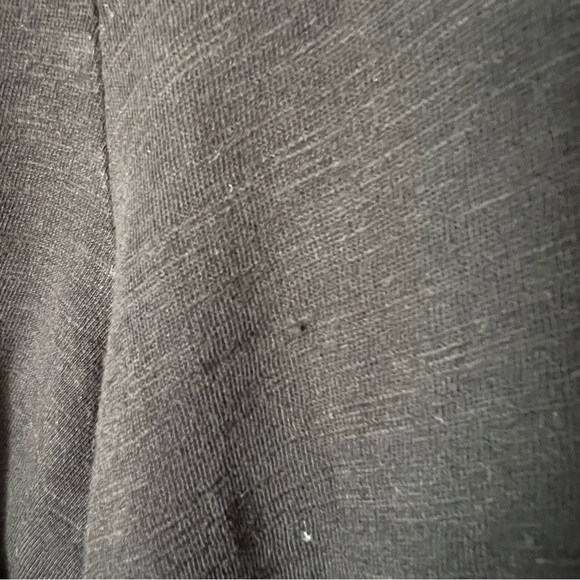 **FLAWED** Eileen Fisher Women's Petite Small Black Long Sleeve Tshirt Basic - Picture 4 of 7